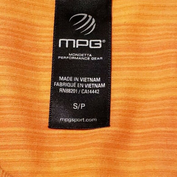 MPG Modetta Performance Gear Women's Shirt Top Size: S/P Orange - Picture 7 of 14